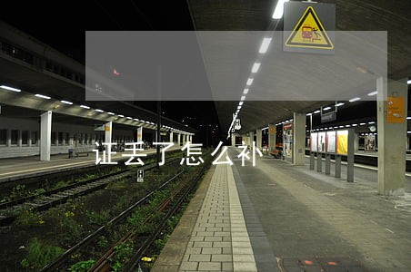 证丢了怎么补 证丢了怎么补