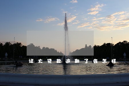 证大贷款逾期了会怎样
