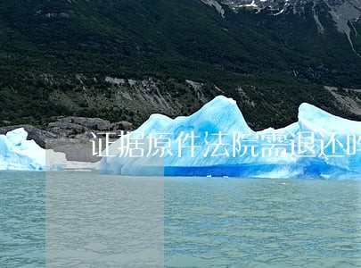证据原件法院需退还吗 证据原件法院需退还吗