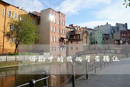 诉讼中的债权可否转让 诉讼中的债权可否转让