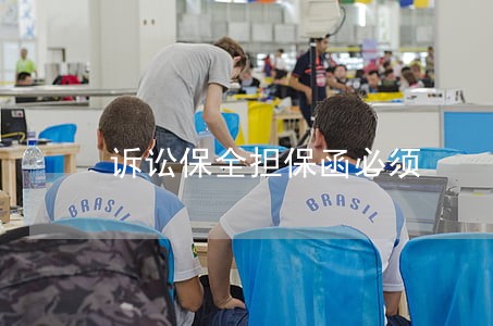 诉讼保全担保函必须