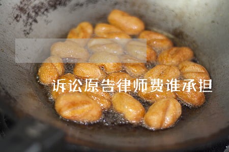 诉讼原告律师费谁承担 诉讼原告律师费谁承担
