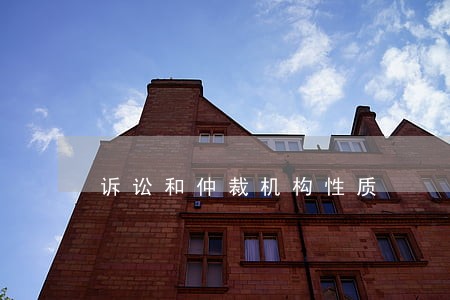 诉讼和仲裁机构性质 诉讼和仲裁机构性质