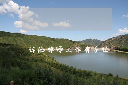 诉讼律师工作有多忙 诉讼律师工作有多忙