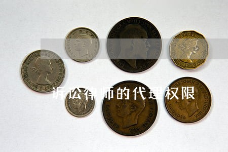 诉讼律师的代理权限