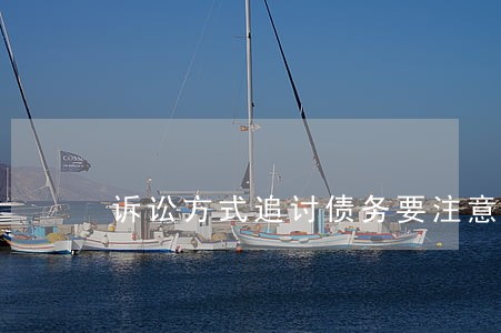诉讼方式追讨债务要注意什么 诉讼方式追讨债务要注意什么