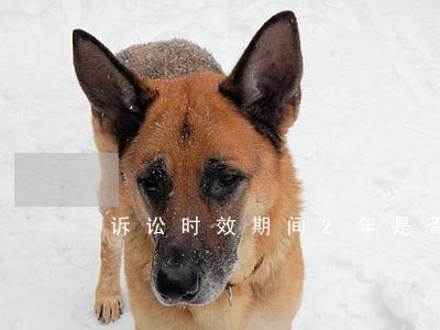 诉讼时效期间2年是否已修改 诉讼时效期间2年是否已修改
