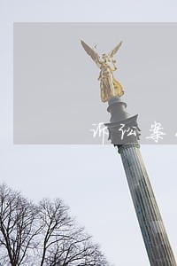 诉讼案件官司败诉账务处理 诉讼案件官司败诉账务处理