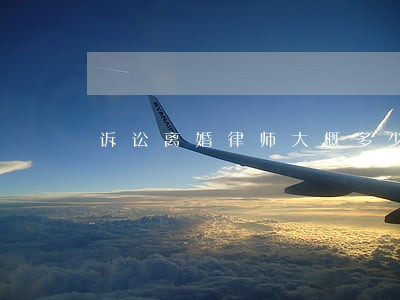诉讼离婚律师大概多少钱 诉讼离婚律师大概多少钱