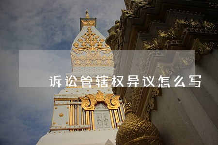 诉讼管辖权异议怎么写