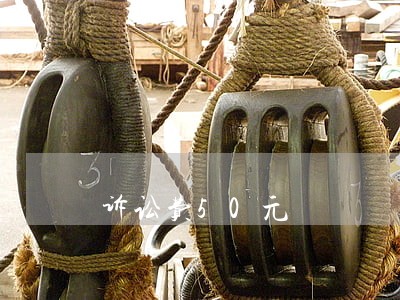 诉讼费50元