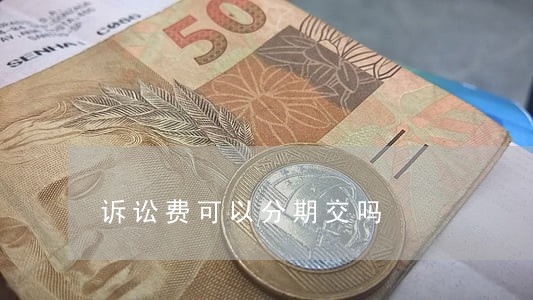 诉讼费可以分期交吗 诉讼费可以分期交吗