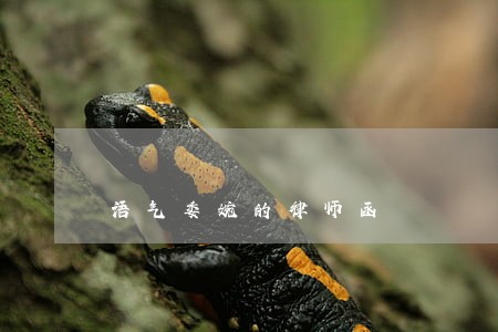 语气委婉的律师函 语气委婉的律师函