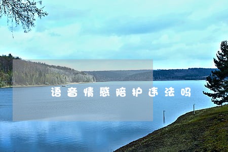 语音情感陪护违法吗 语音情感陪护违法吗