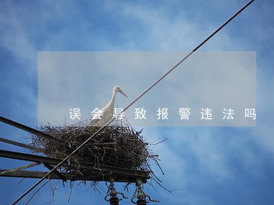 误会导致报警违法吗 误会导致报警违法吗