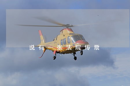 说有一张法院传票 说有一张法院传票