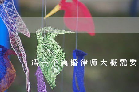 请一个离婚律师大概需要多少钱 请一个离婚律师大概需要多少钱