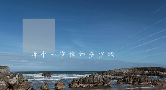 请个一审律师多少钱 请个一审律师多少钱