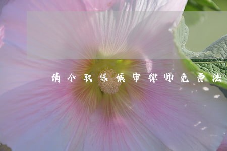 请个取保候审律师免费法律咨询 请个取保候审律师免费法律咨询