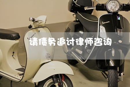 请债务追讨律师咨询 请债务追讨律师咨询