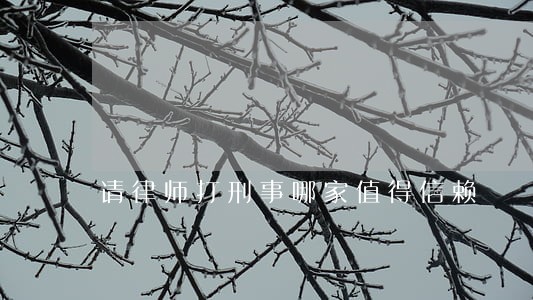 请律师打刑事哪家值得信赖 请律师打刑事哪家值得信赖