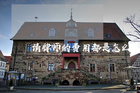 请律师的费用都是怎么算的 请律师的费用都是怎么算的