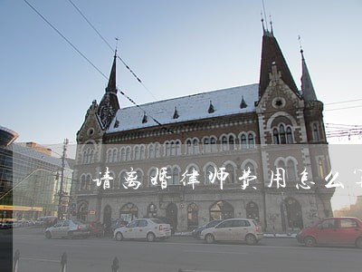 请离婚律师费用怎么算 请离婚律师费用怎么算