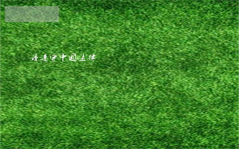 请遵守中国法律