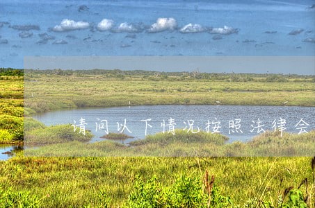 请问以下情况按照法律会如何解决 请问以下情况按照法律会如何解决