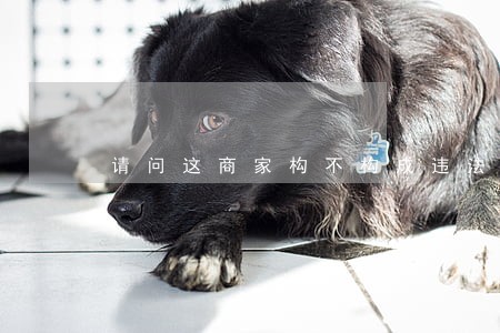 请问这商家构不构成违法行为 请问这商家构不构成违法行为