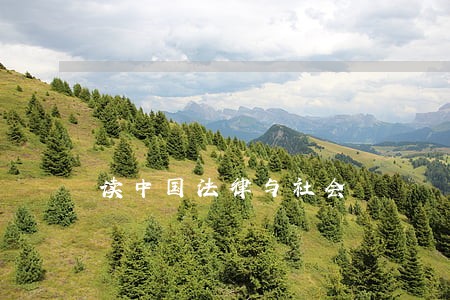 读中国法律与社会