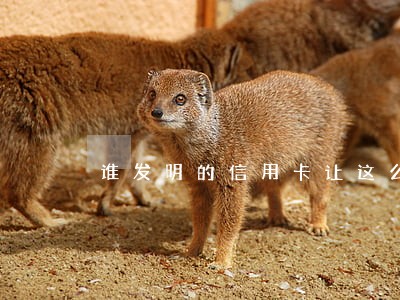 谁发明的信用卡让这么多人逾期 谁发明的信用卡让这么多人逾期
