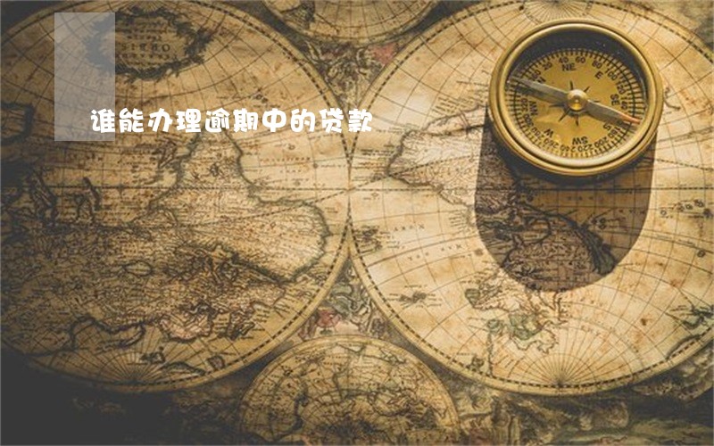 谁能办理逾期中的贷款