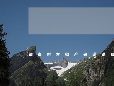 调查对方财产必须请律师吗 调查对方财产必须请律师吗