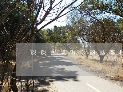 谈谈民事诉讼的基本程序 谈谈民事诉讼的基本程序