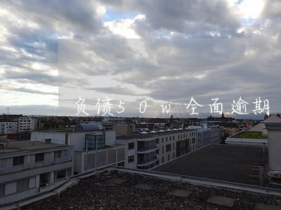 负债50w全面逾期 负债50w全面逾期
