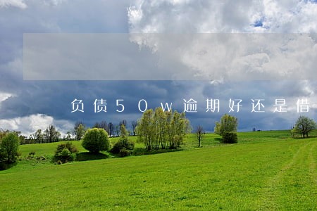 负债50w逾期好还是借钱周转 负债50w逾期好还是借钱周转