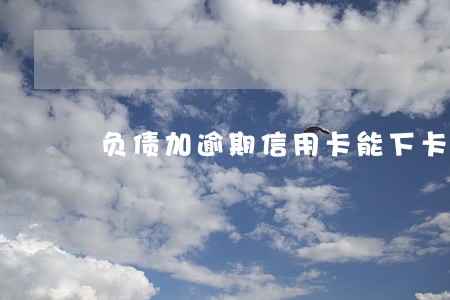 负债加逾期信用卡能下卡吗 负债加逾期信用卡能下卡吗