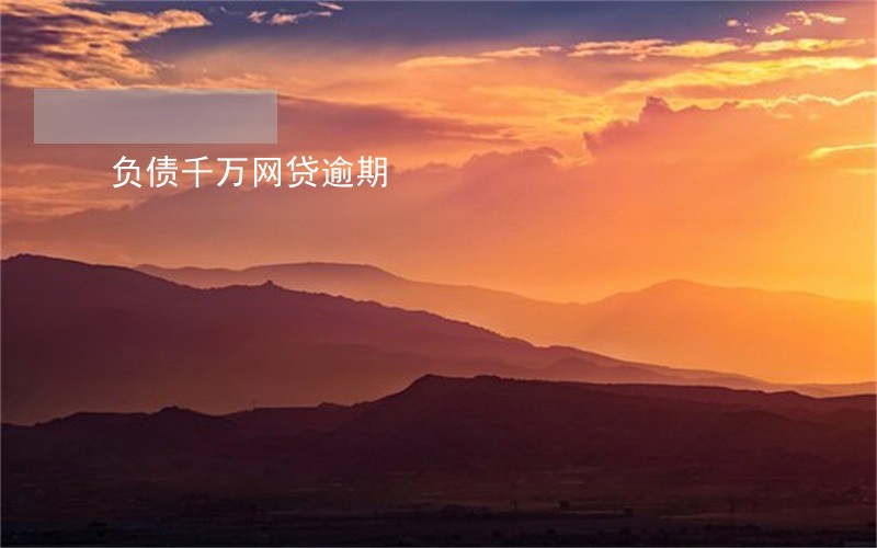 负债千万网贷逾期 负债千万网贷逾期