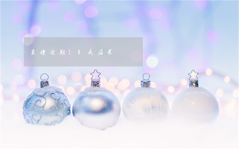 负债逾期18天后果