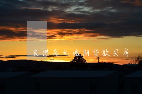 负债高无逾期贷款买房 负债高无逾期贷款买房