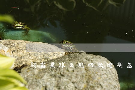 财富星球出现回款逾期怎么办