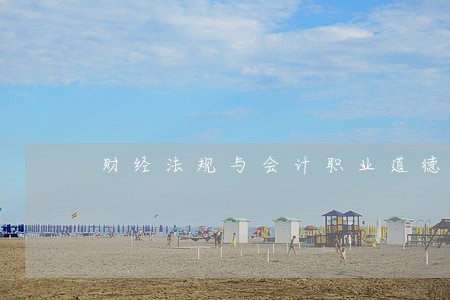 财经法规与会计职业道德论文字 财经法规与会计职业道德论文字