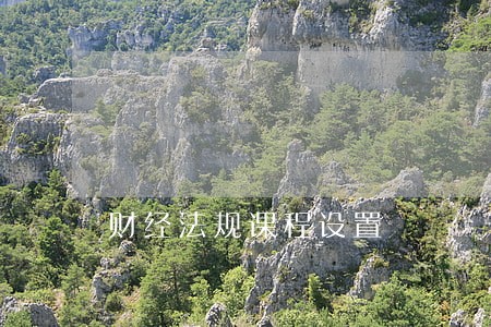财经法规课程设置