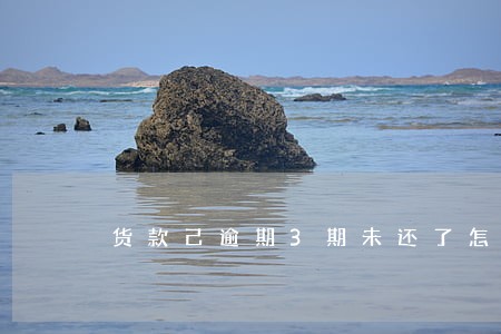 货款己逾期3期未还了怎么办 货款己逾期3期未还了怎么办