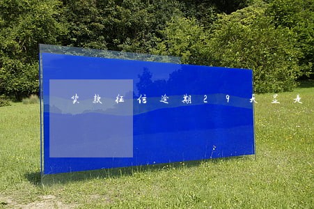 货款征信逾期29天显是几 货款征信逾期29天显是几