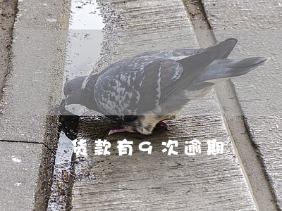 货款有9次逾期 货款有9次逾期