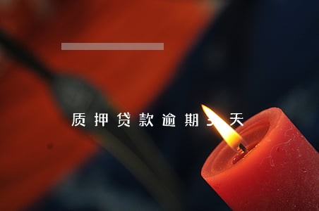 质押贷款逾期3天 质押贷款逾期3天