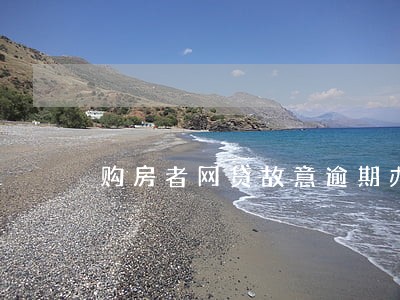 购房者网贷故意逾期办不了房贷