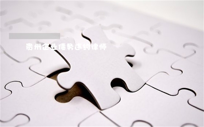贵州企业债务违约律师